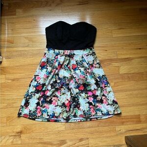 Xhilaration strapless sweetheart top summer dress